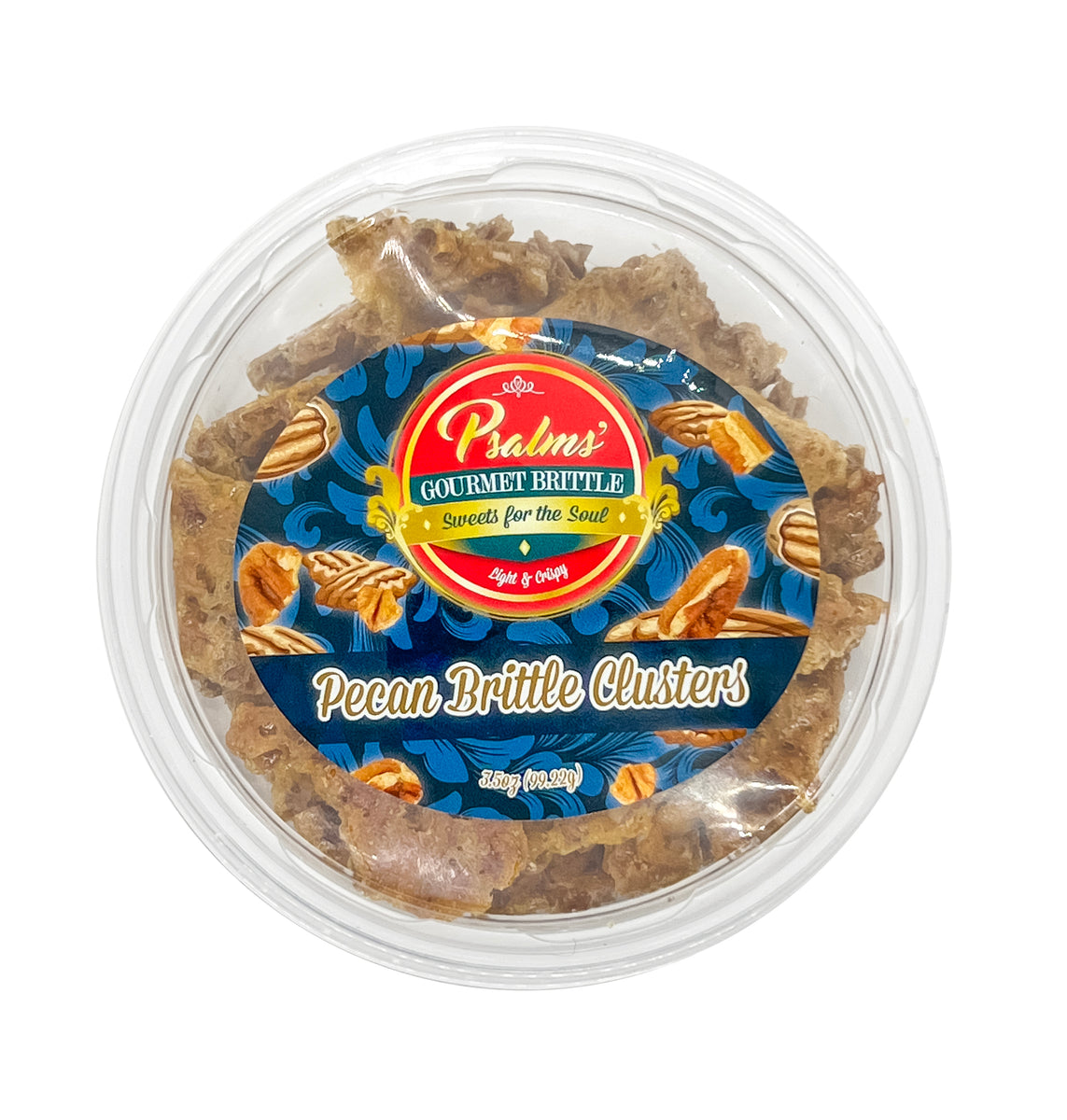 Pecan Brittle Clusters (3.5oz) Psalms Gourmet Brittle
