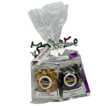 Load image into Gallery viewer, Psalms Gourmet Fabulous Five Brittle Mini Bundle showcasing five handcrafted varieties: Pecan, Peanut, Cashew, Mixed Nuts, and Hot Peanut in convenient mini sizes