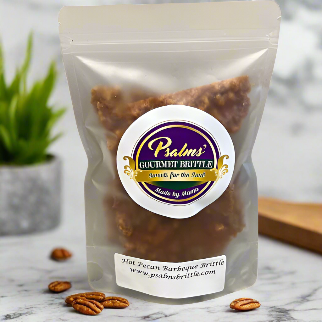 Artisanal Hot Pecan BBQ Brittle | Gourmet Candy Handcrafted in