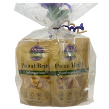 Load image into Gallery viewer, Psalms Gourmet Fabulous Five Brittle collection featuring handcrafted Pecan, Peanut, Cashew, Mixed Nuts, and Hot Peanut brittles arranged to showcase premium quality and variety