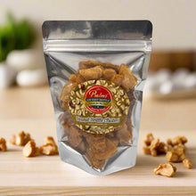 Load image into Gallery viewer, Psalms Gourmet Brittle premium peanut clusters - artisanal candy clusters featuring fresh-roasted peanuts in golden-brown handcrafted brittle