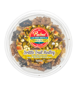 Brittle Trail Medley 7oz (Pecan, Cashew, Peanut, Almond Chocolate Coconut, & Mixed Nuts) Free Shipping